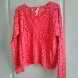 Aeropostale bright orange sweater XL